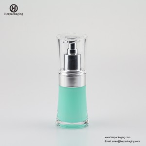 HXL317 Gol cremă acrilică fără aer și loțiune Ambalare recipient de îngrijire a pielii cosmetice